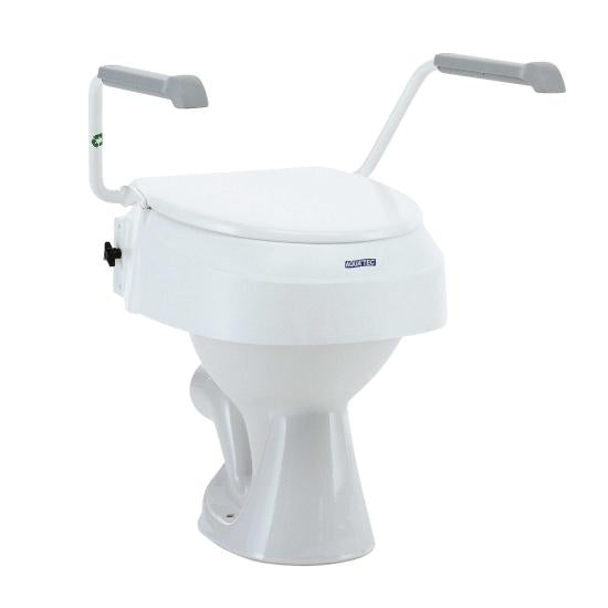 Aquatec 900 Raised Toilet Seat (with Lid & Arms)