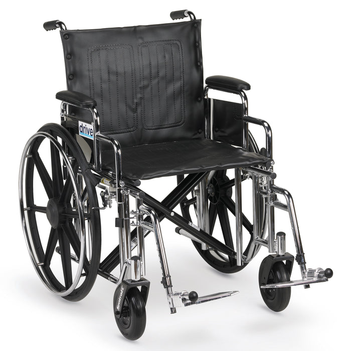 Heavy-Duty Wheelchair Bariatric Sentra EC (Detachable Desk Arm and ELR)