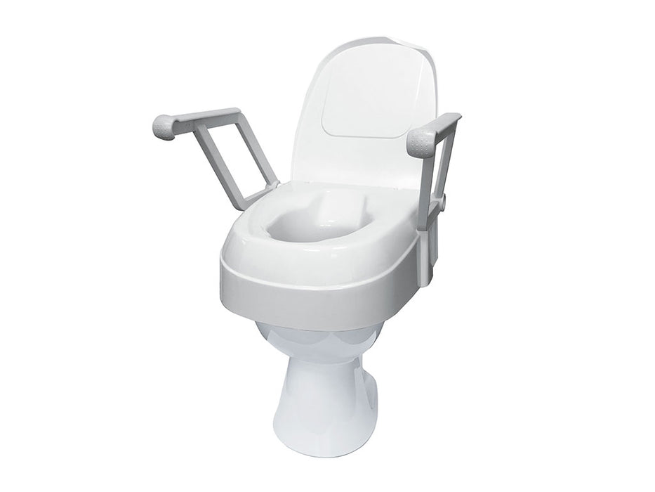Raised Toilet Seat With Armrest TSE 120