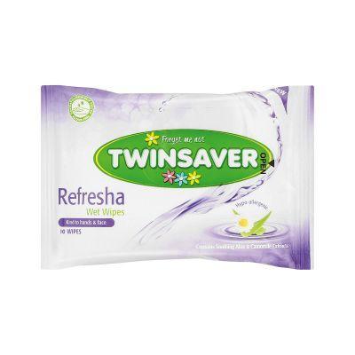 Refresher Twinsaver Wipes (10x32) - DAATS