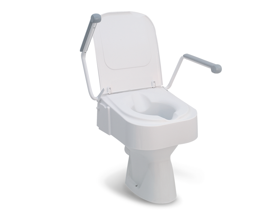 Raised Toilet Seat With Armrest TSE 150