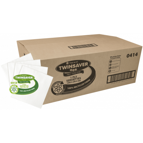 Twinsaver 1 Ply Serviettes (1000 units)