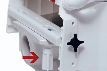 Aquatec 900 Raised Toilet Seat (with Lid & Arms)