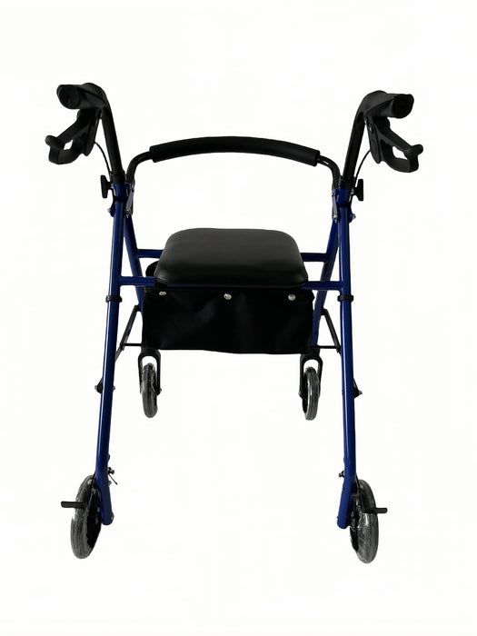 Steel Lightweight Walker Rollator For Elderly Blue