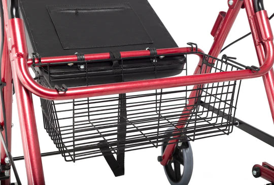 8' Inches Wheels Rollator with Footrest