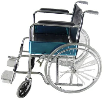 Economical Steel Wheelchair for disabled and elderly