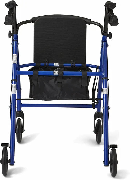 4 wheels Lightweight and Foldable Rollator for Disabled and Elderly