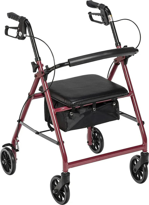 4 wheels Lightweight and Foldable Rollator for Disabled and Elderly