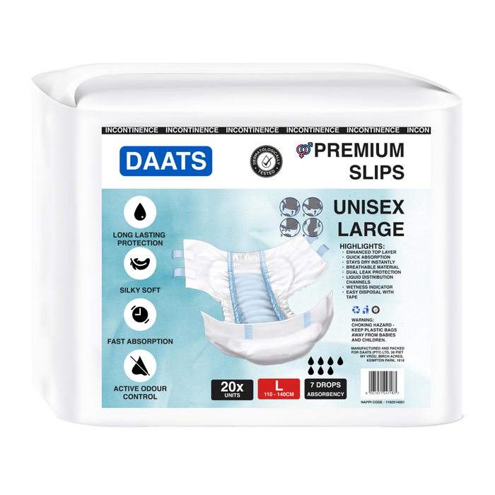 DAATS Premium Unisex Slips (Adult Diaper)