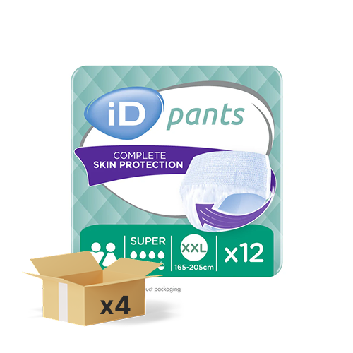 iD Pull Up Pants XXL (4 x 12pcs) Bulk