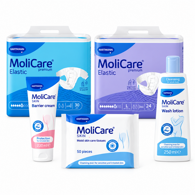 DAATS MoliCare Medium Monthly Care Bundle – Day & Night Incontinence Care