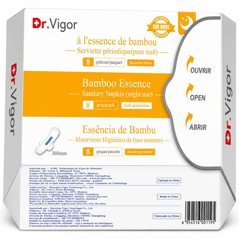Dr. Vigor Bamboo Essence Sanitary Napkin Day Pads