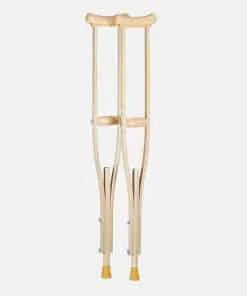 Pair of Wooden Crutches