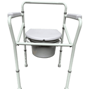 Folding Commode Steel - DAATS