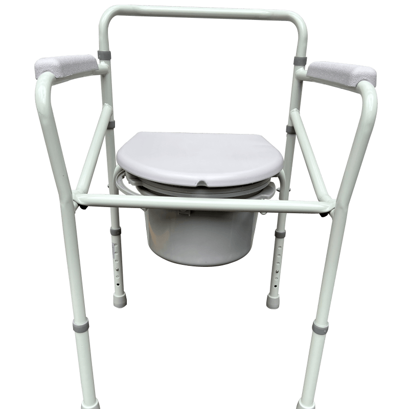 Folding Commode Steel - DAATS