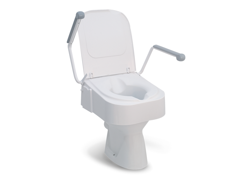 Raised Toilet Seat With Armrest TSE 150