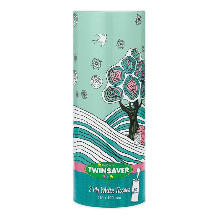 Twinsaver Facial Tissues 2ply Tube (24x80) - DAATS