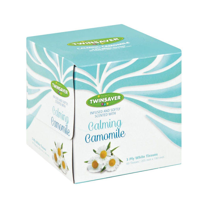 Twinsaver Facial Tissues 3ply Camomile (18x60) - DAATS